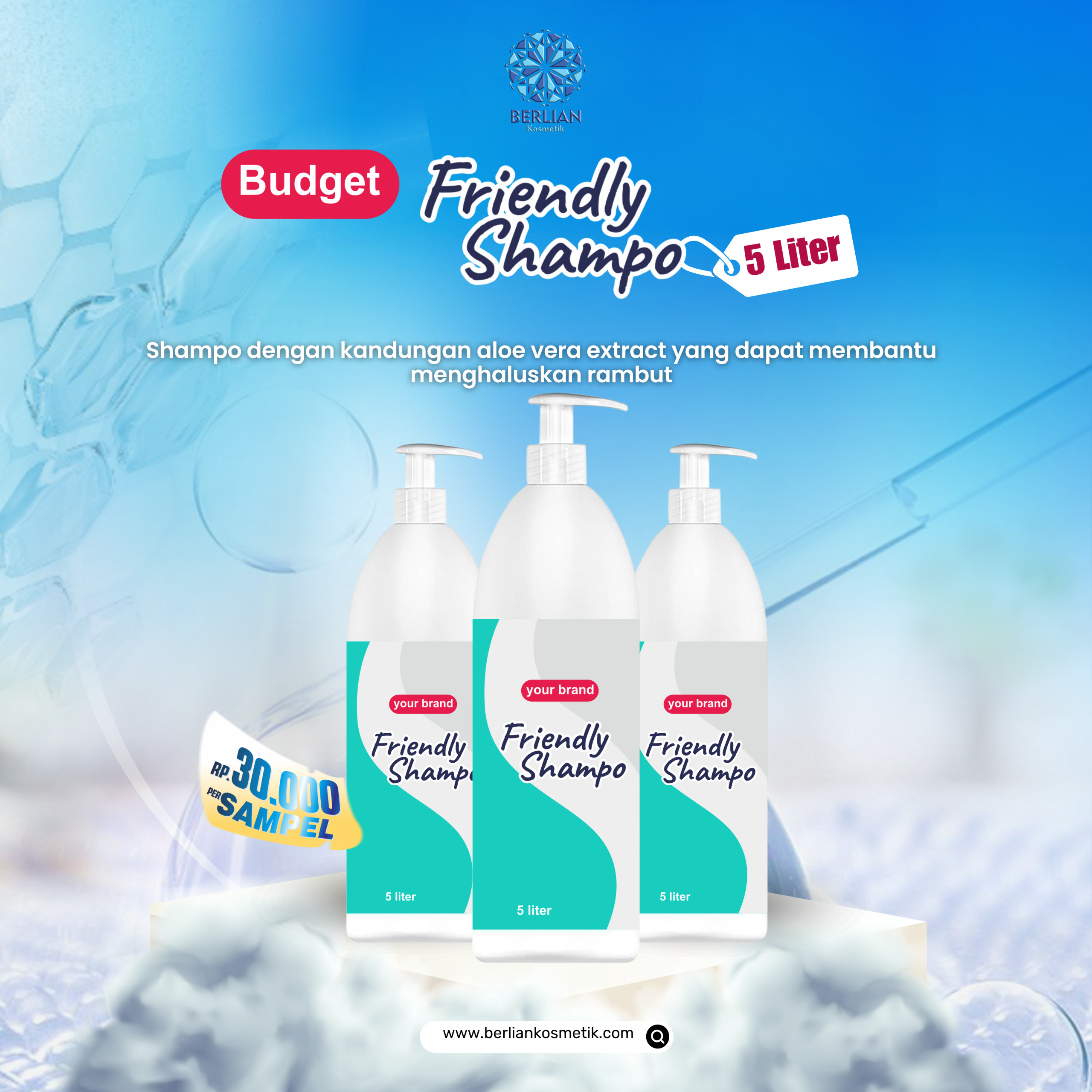 Budget Friendly Shampo 5L 